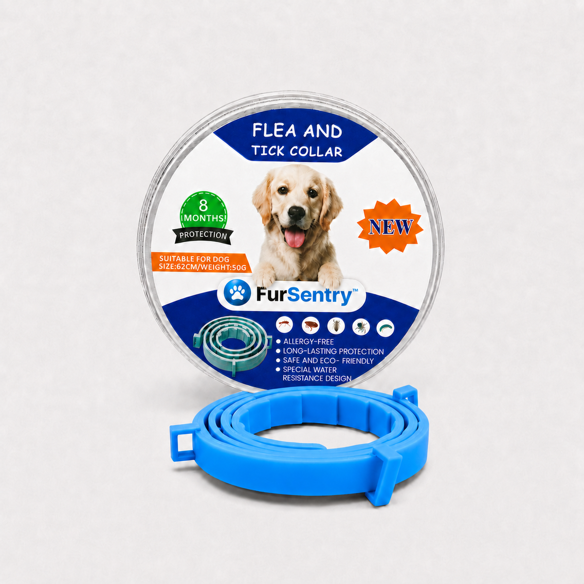 FurSentry™ Dog Collar - 8 Month Protection